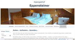 Desktop Screenshot of gasthof-eppensteiner.com