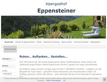 Tablet Screenshot of gasthof-eppensteiner.com